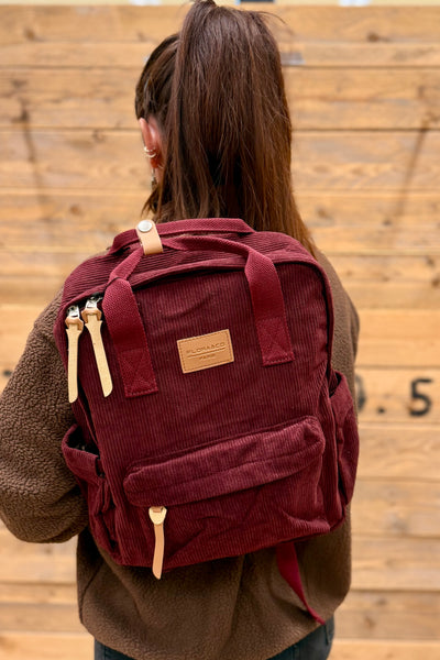 Sac A Dos Gadja Velours Bordeaux (15297337459013)