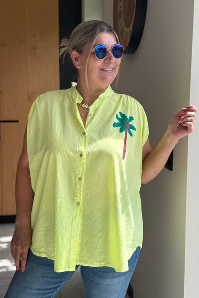 Chemise Pimpa Jaune Fluo (15157140390213)