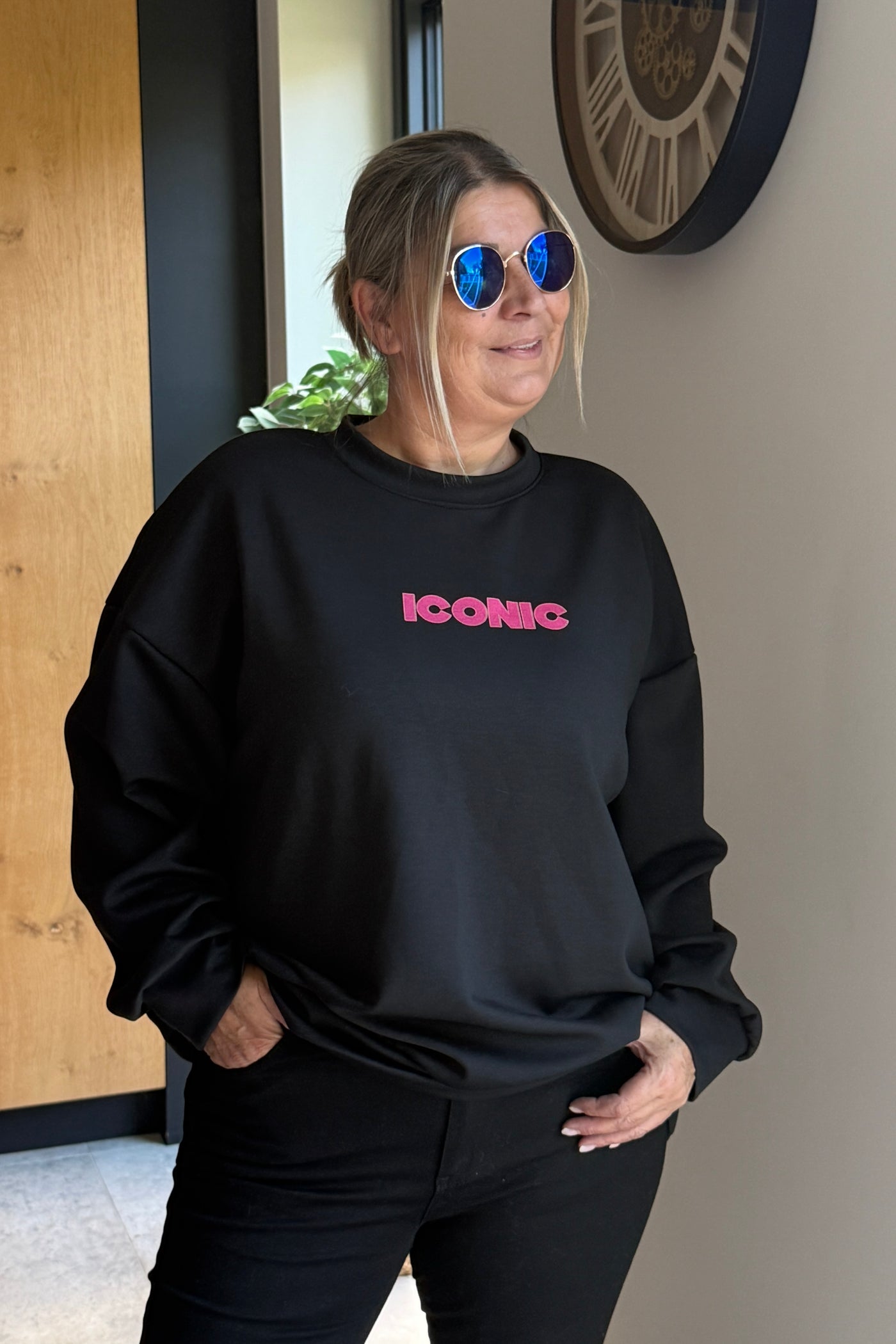 Sweat " Iconic" Noir GT (15353828344133)