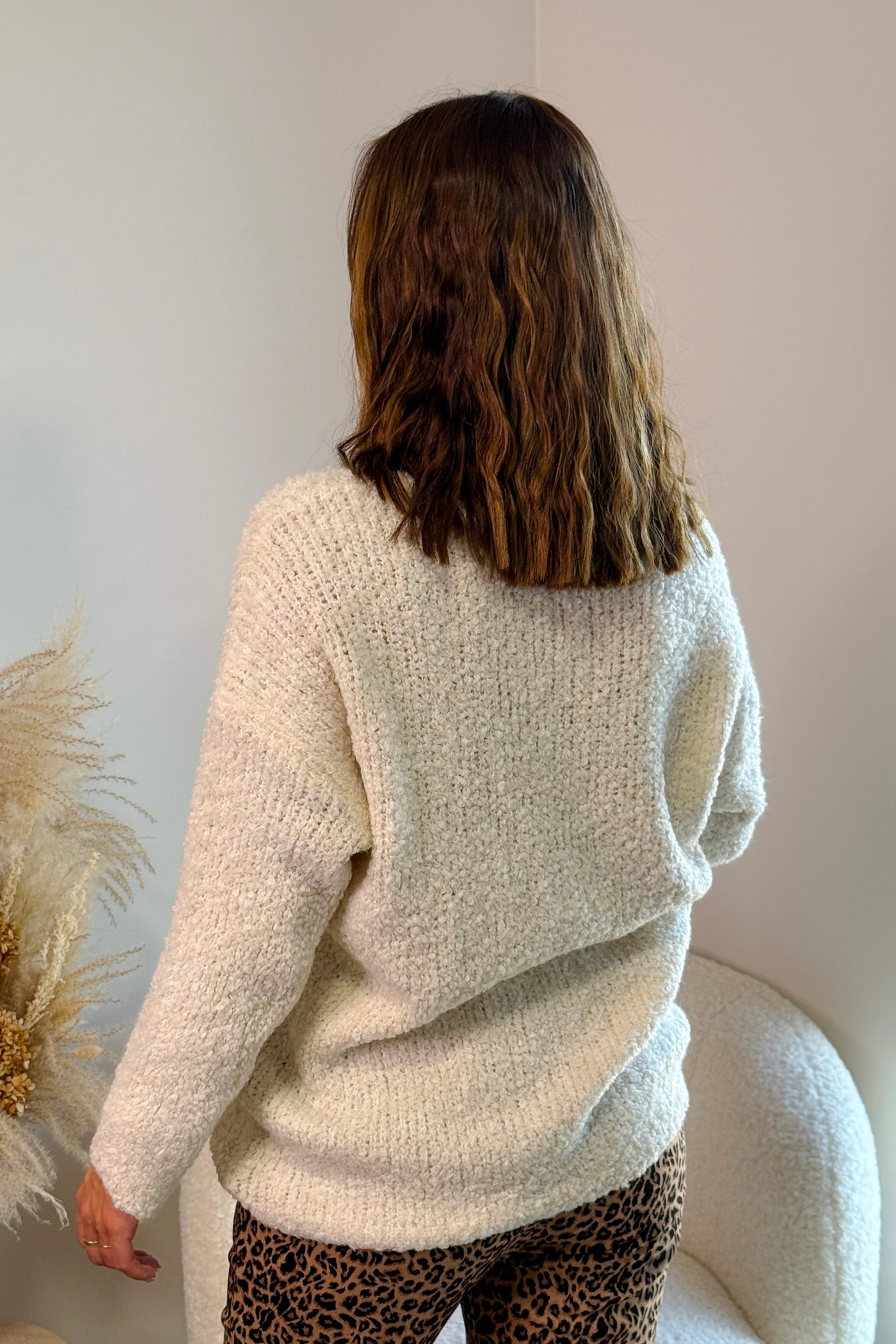 Pull Oversize Valérie Beige (14782856888645)