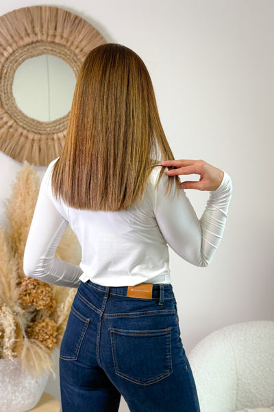 Body Lyse Manches Longues Blanc