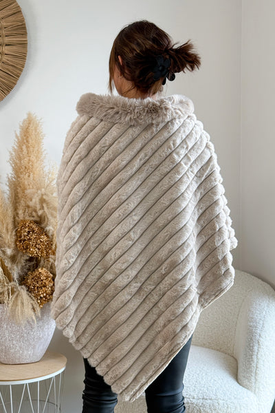 Poncho Odélie Beige (9719863771461)