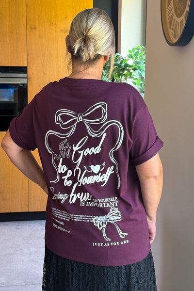 T-Shirt CarWinova Bordeaux Carmakoma (15307675861317)