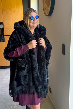 Poncho Kalinka Noir (15307740283205)