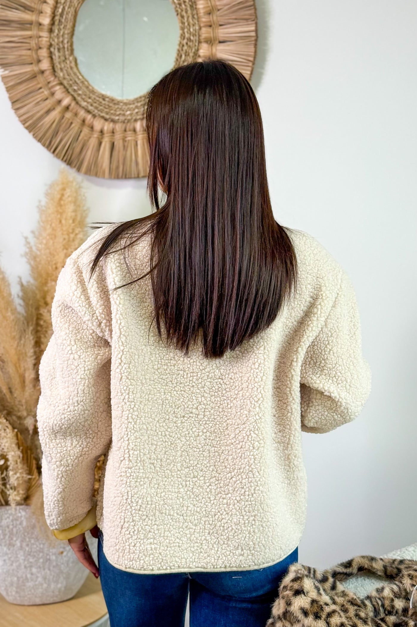 Veste Teddy Johanne Beige Garcia