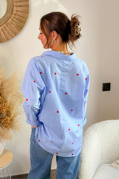 Chemise Lina Bleu Only (15281339040069)