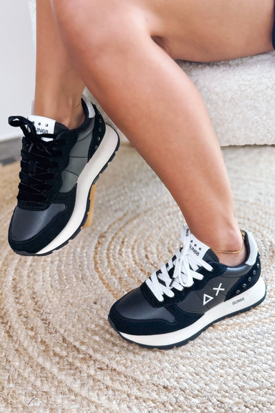 Baskets Sun68 Noir simili cuir (15174848086341)