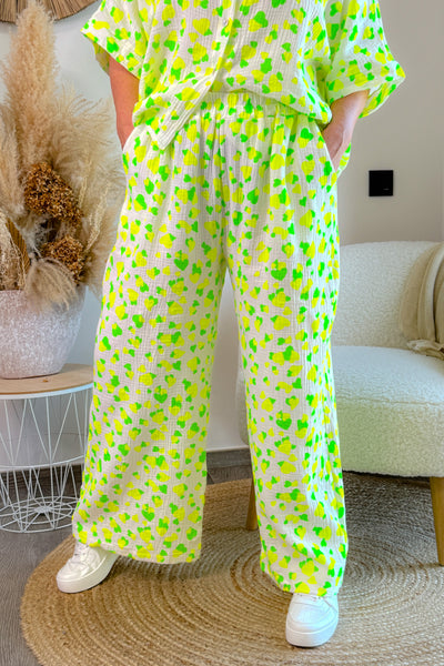 Pantalon Java Vert/Jaune Fluo GT (42/48) (15010399715653)