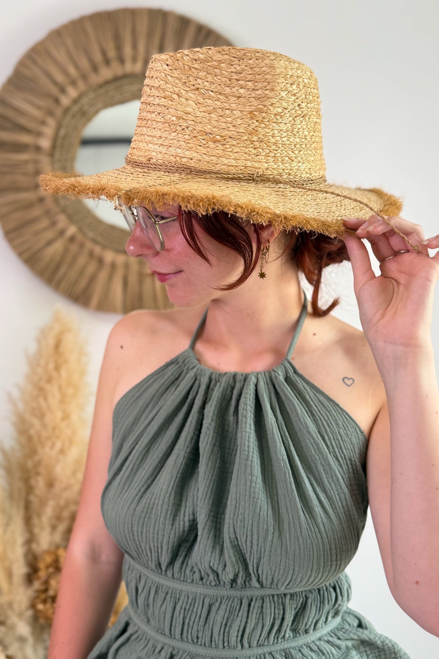 Chapeau En Paille Rina Beige (15104480969029)