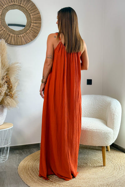Longue Robe Manie Brique (15156923892037)