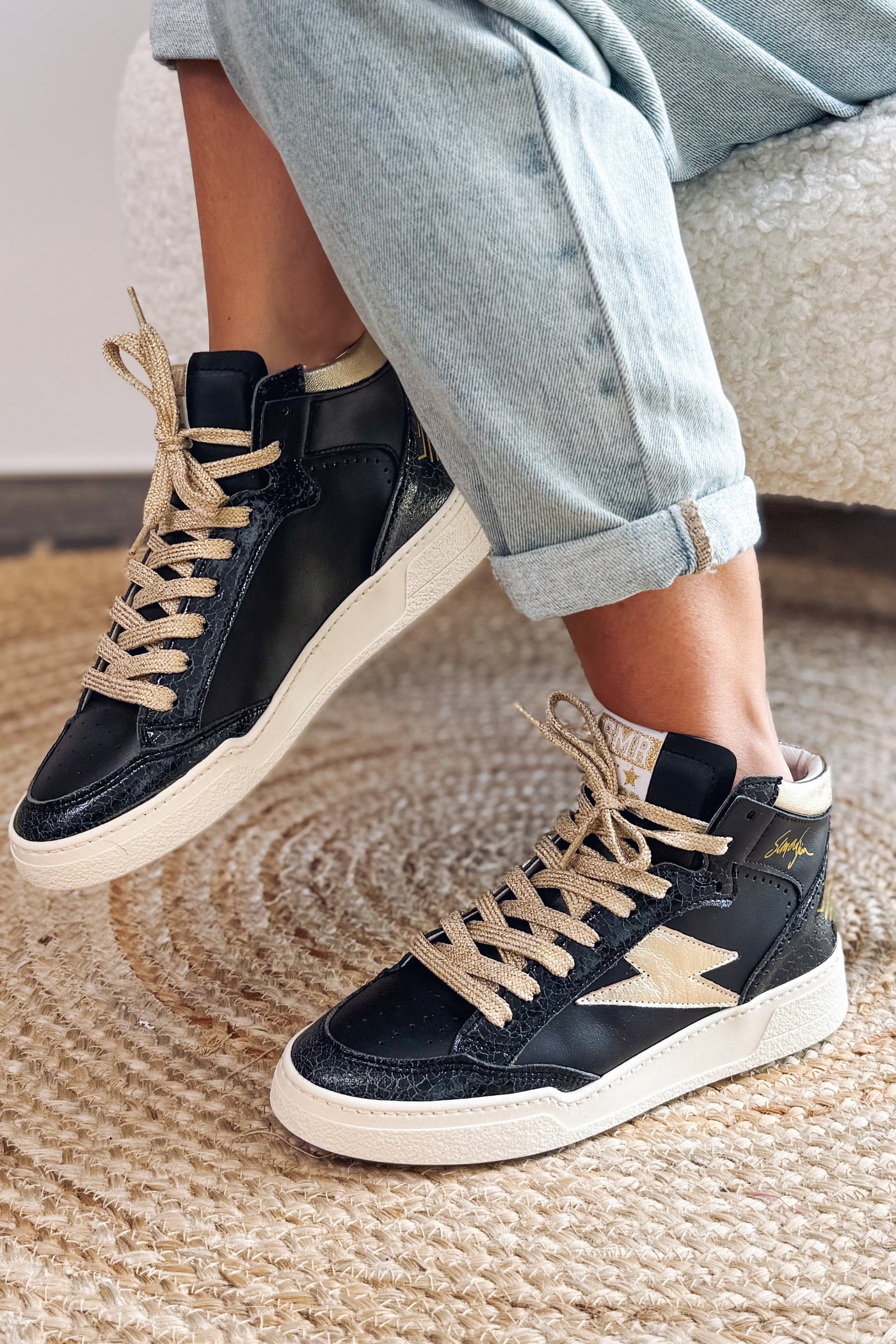 Basket Semerdjian Braga Noir/Doré (15156990837061)