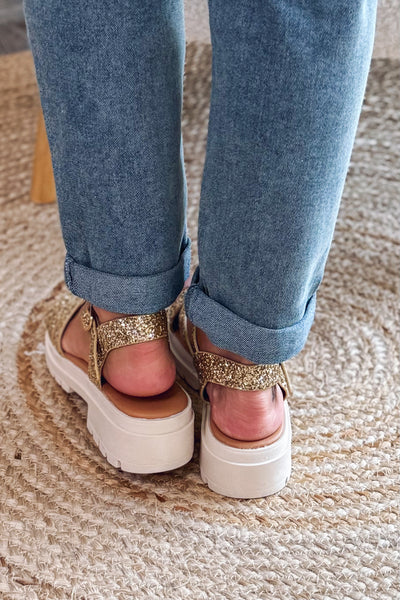 Sandales Nelissa Paillettes Doré (15114385064261)