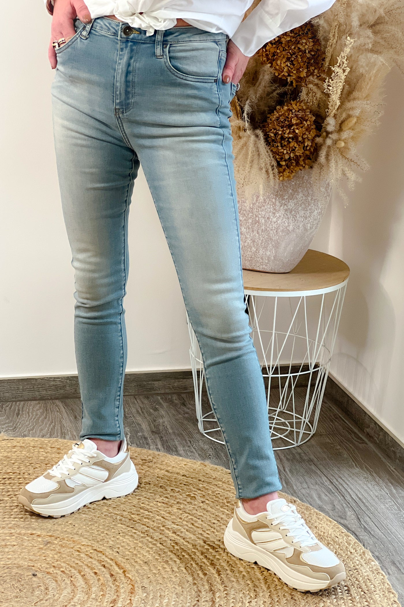 Jeans L185-J81 Taille Haute Bleu (8813129171269)