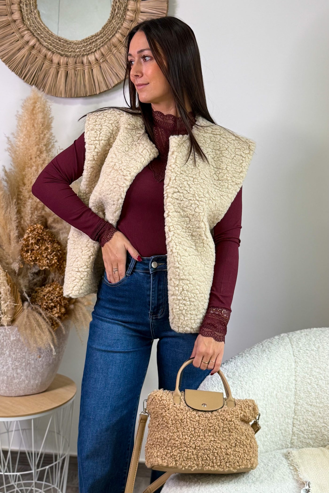 Top Tilde Bordeaux Only