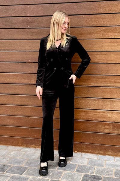 Collier Grosses Perles Bois Noir