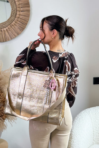 Sac Tote Bag Très Grand Format Doré (15314307449157) (15314310857029)