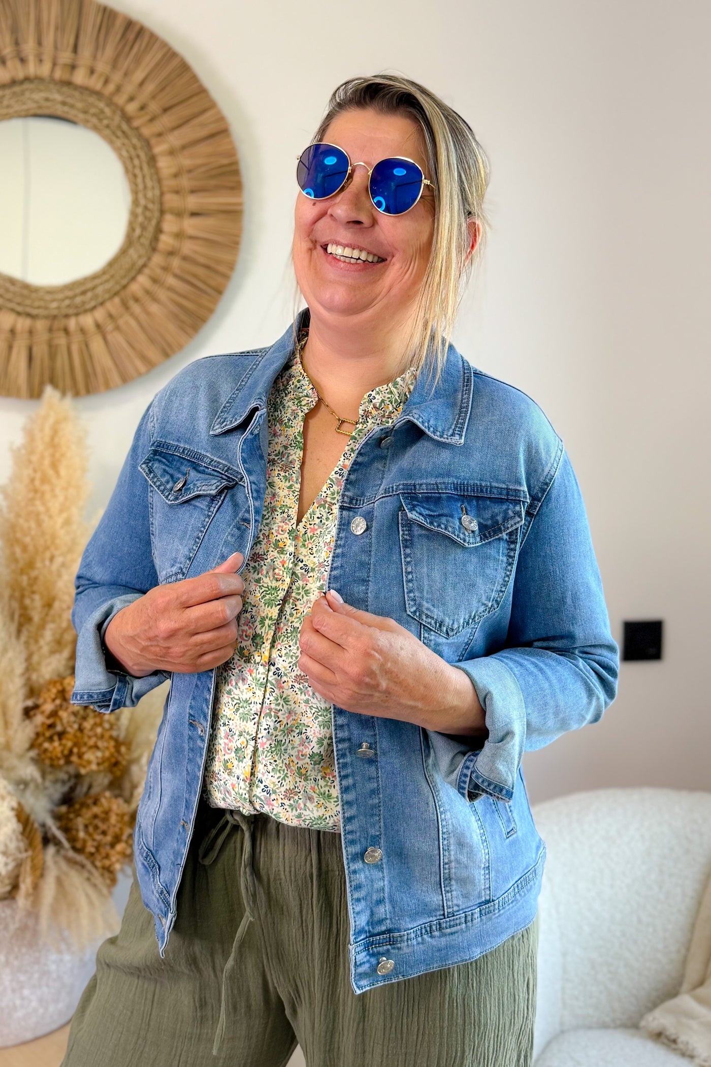 Veste en jeans Euclyde Bleu (15020359352645)