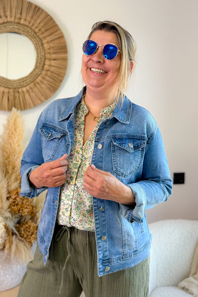 Veste en jeans Euclyde Bleu (15020359352645)