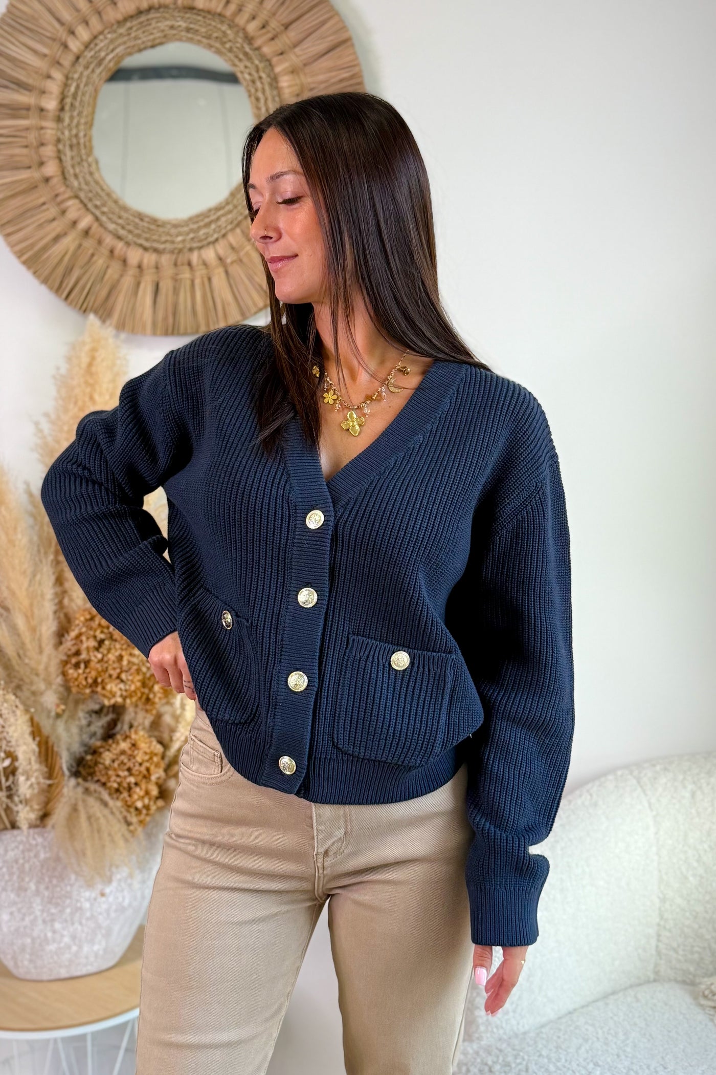 Gilet Stella Bleu Marine JDY