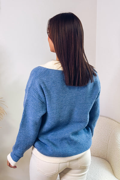 Pull Olivie Bleu (14852215505221)