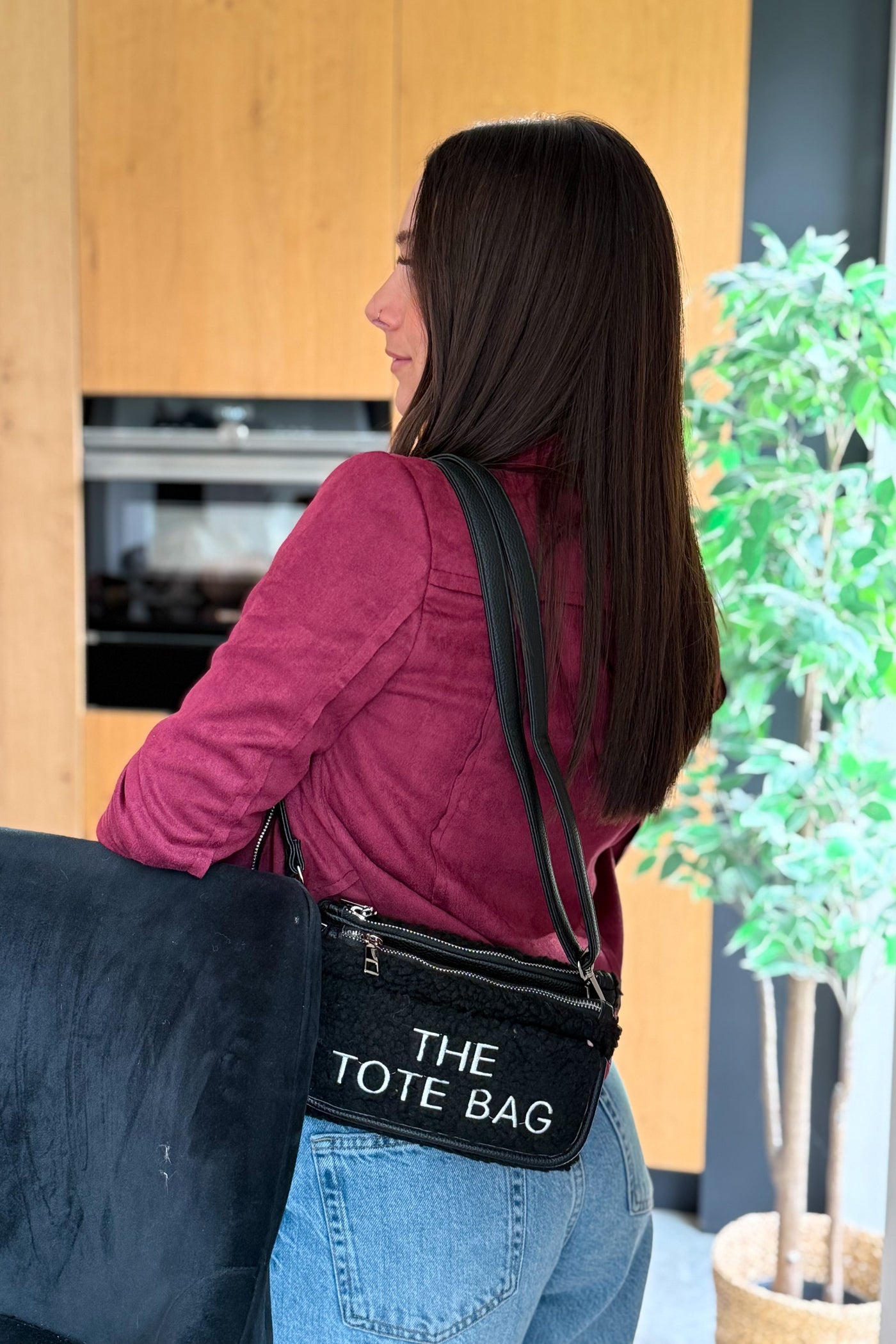 Pochette Tote Bag Teddy Noir