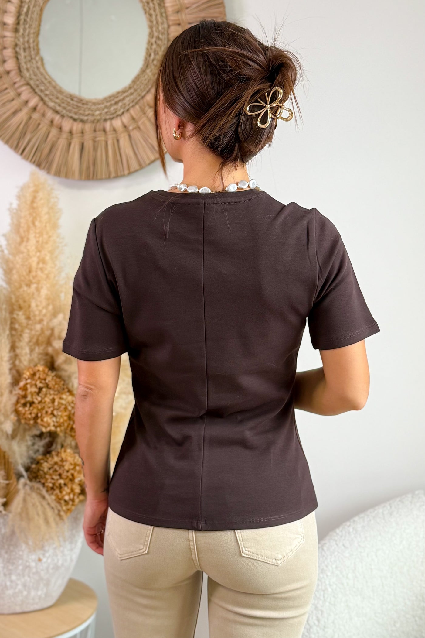 T-Shirt Eva Choco JDY (15329597948229)