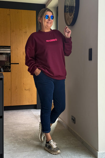 Sweat " Iconic" Bordeaux GT (15353680658757)