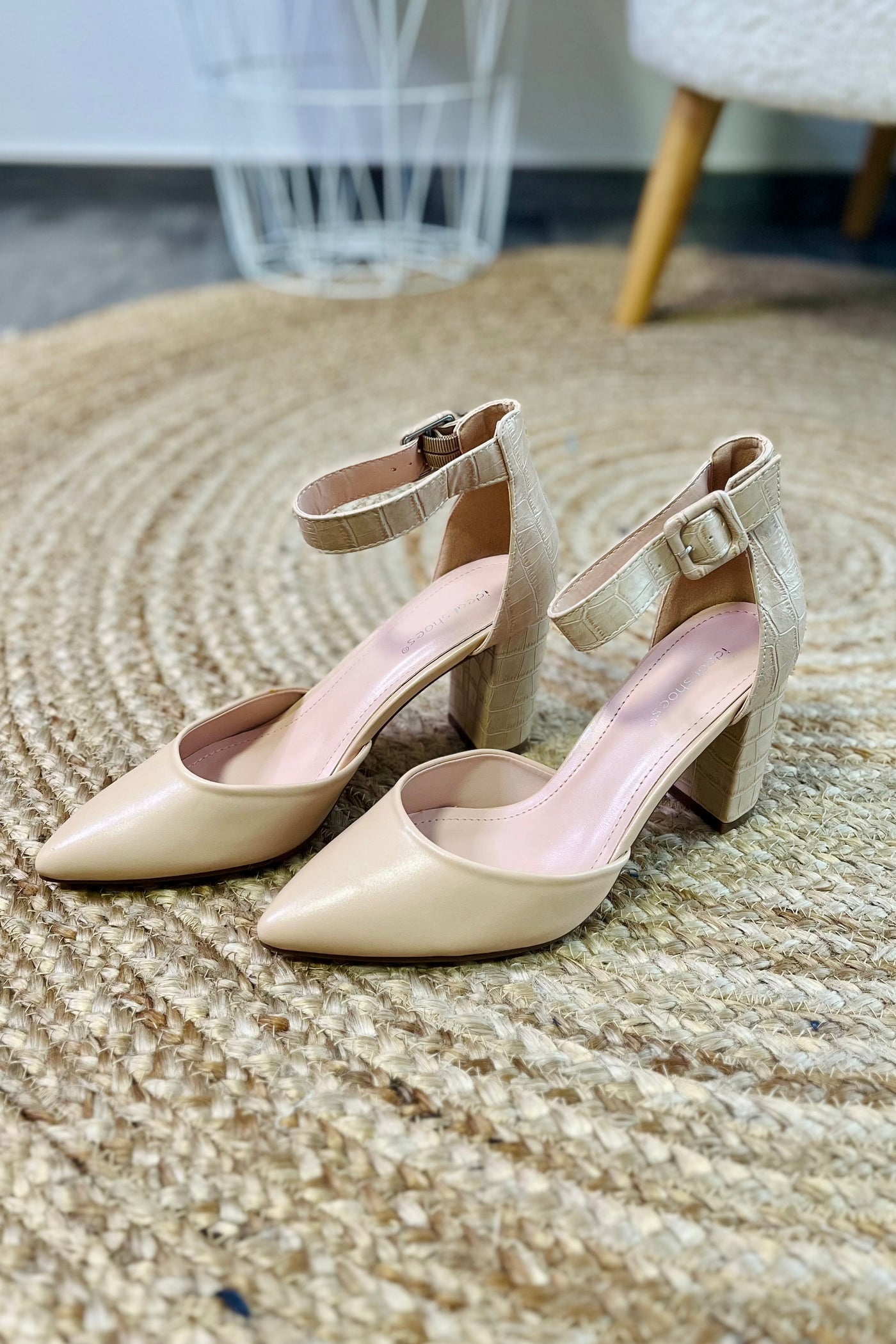 Chaussures à Talon Inda Beige (14828867649861)