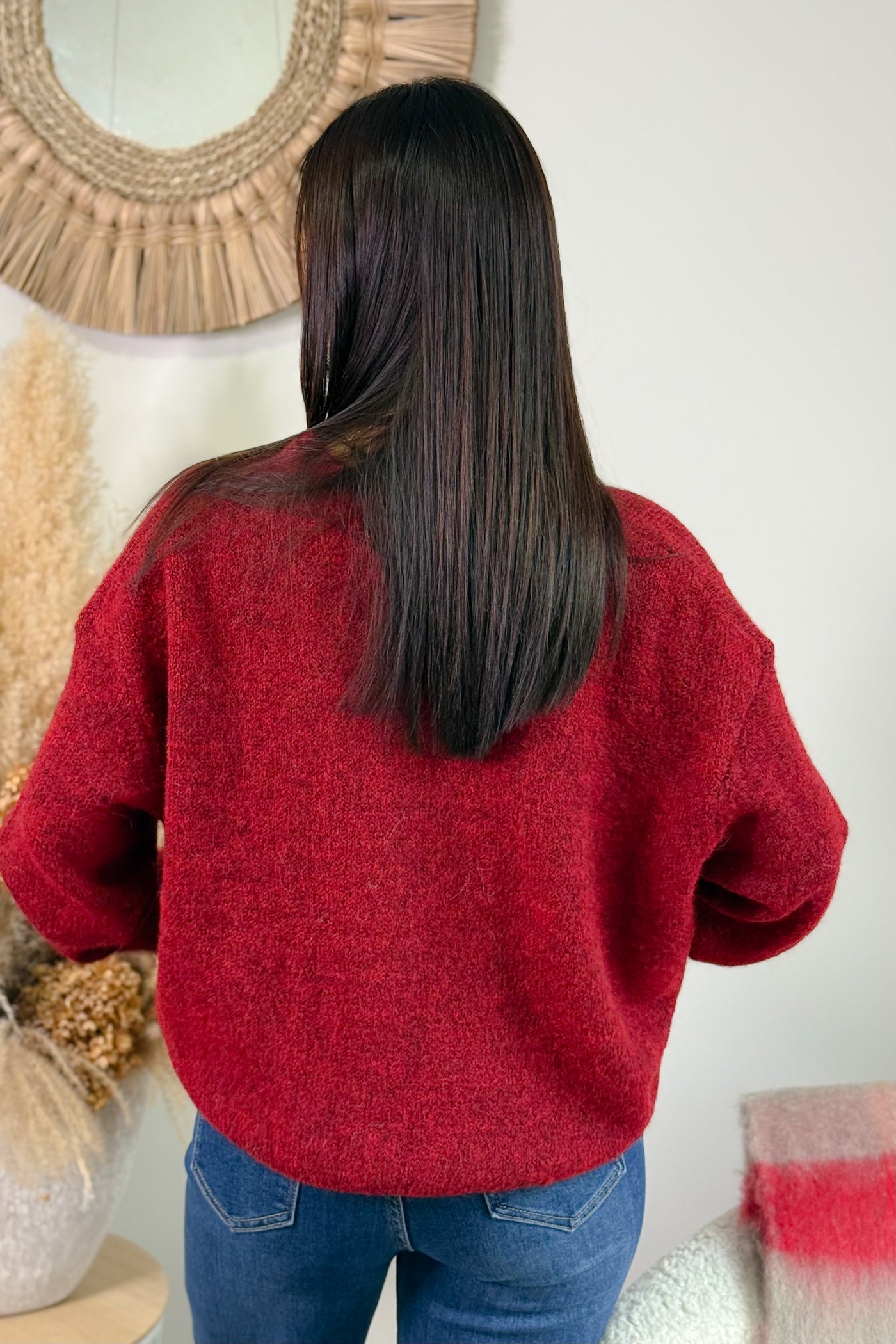 Gilet Lauréline Bordeaux