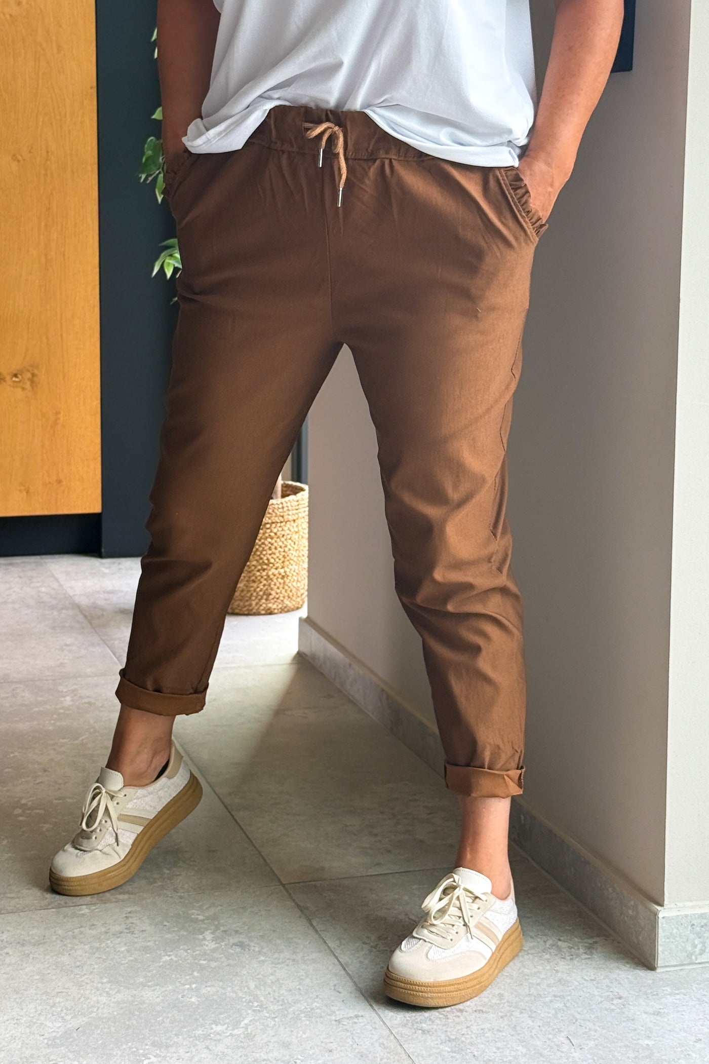 Pantalon A Nouer Evany Camel Foncé GT (15260771189061)