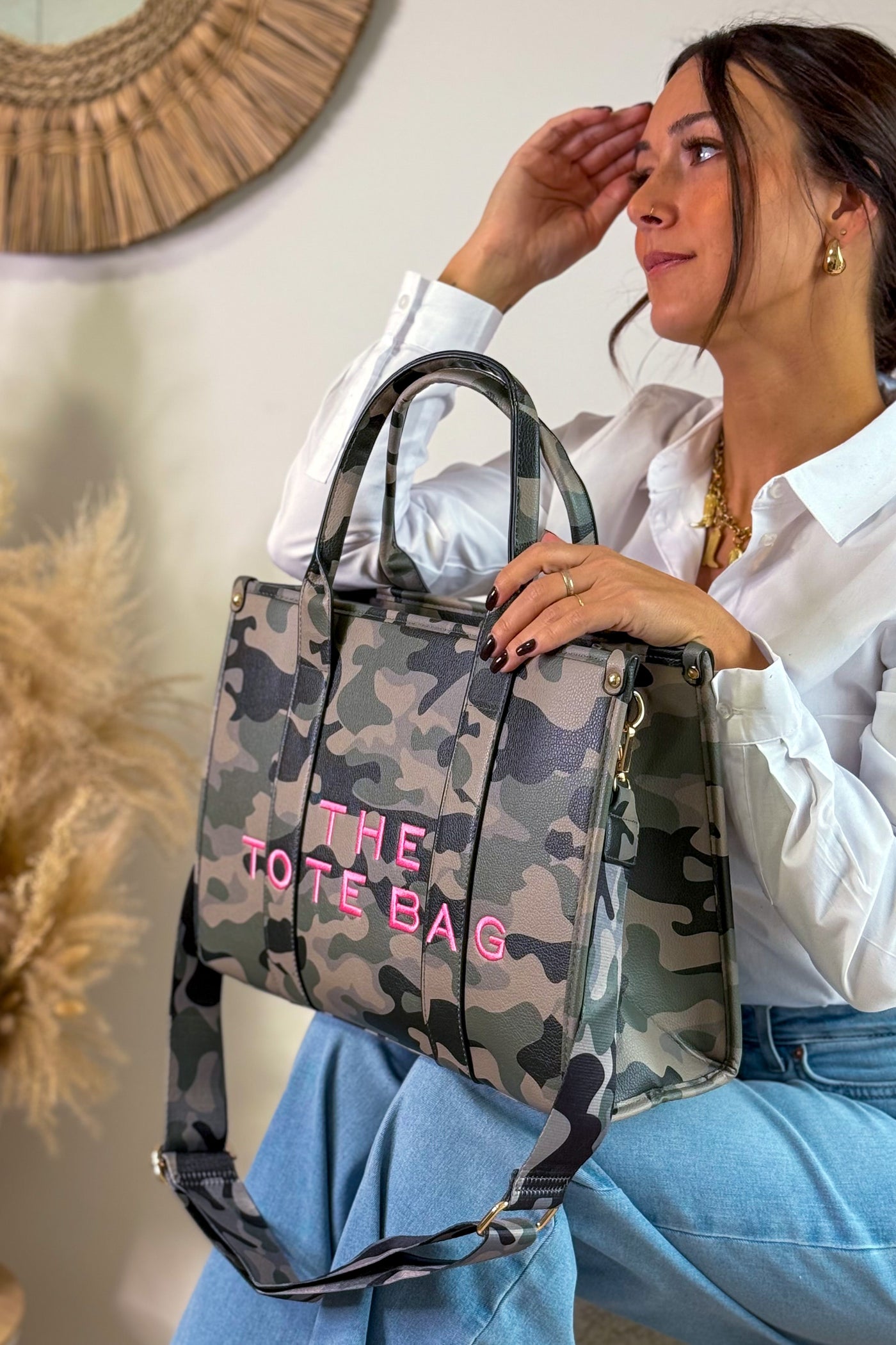 Sac " Tote bag" Kaki