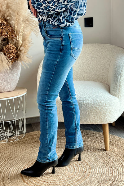 Jeans Sissy Bleu Used Red Button (9685345698117)