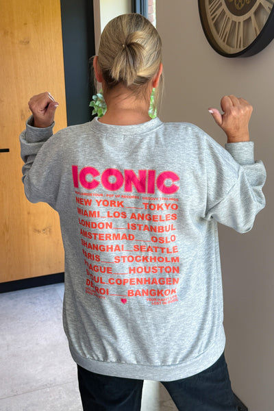 Sweat " Iconic" Gris GT (15353683312965)