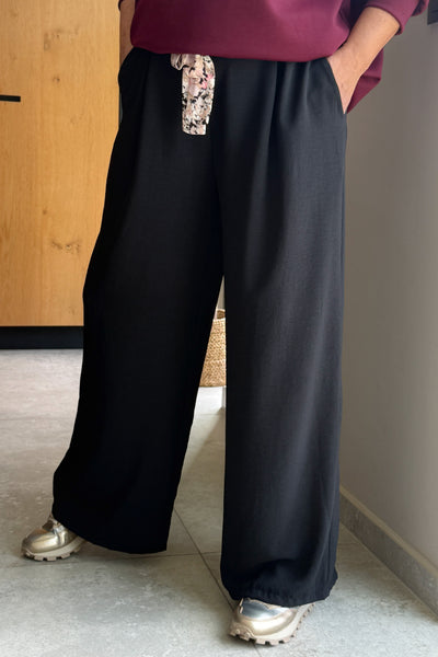 Pantalon Danilyne Noir/Rose GT (15353839092037)