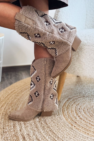 Botte Style Santiag Ginela Beige (15255222583621)
