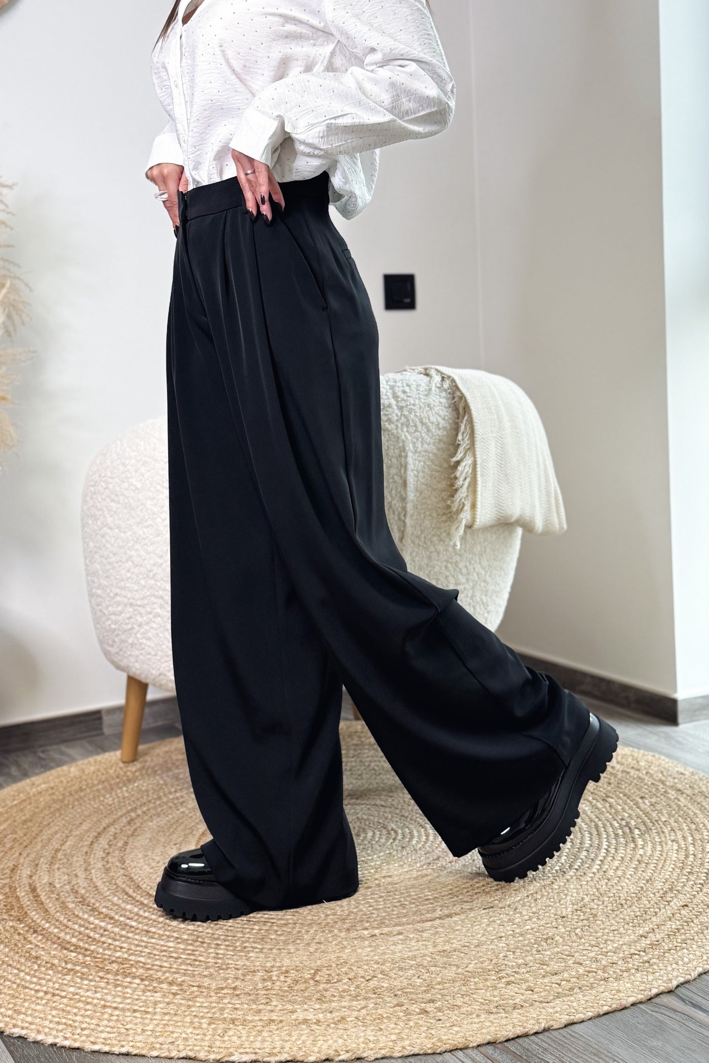 Pantalon Marie Noir Only