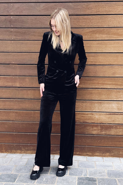 Blazer Velours Astrid Noir Only