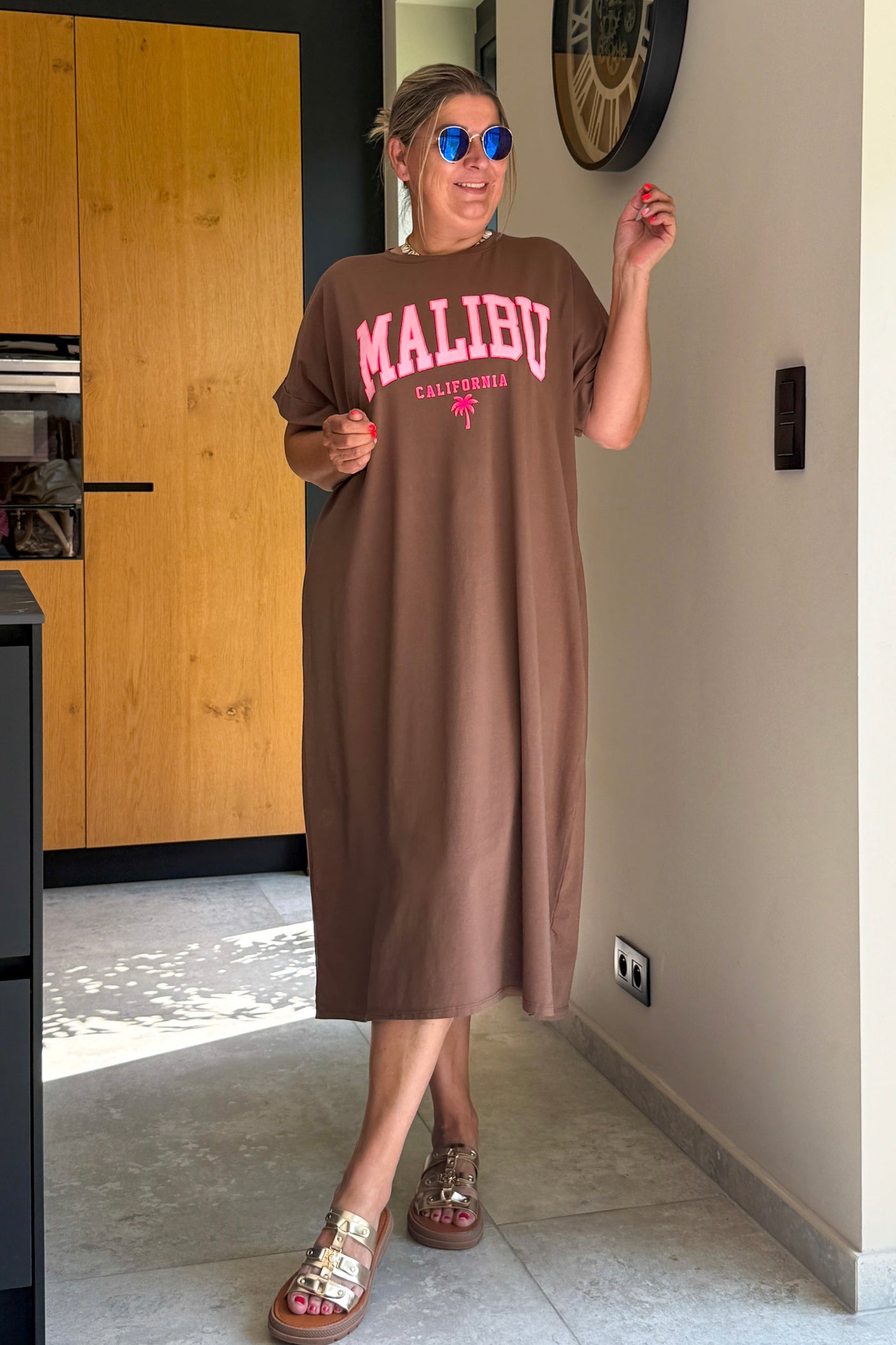 Longue Robe T-Shirt Malibu Choco GT (15194328727877)