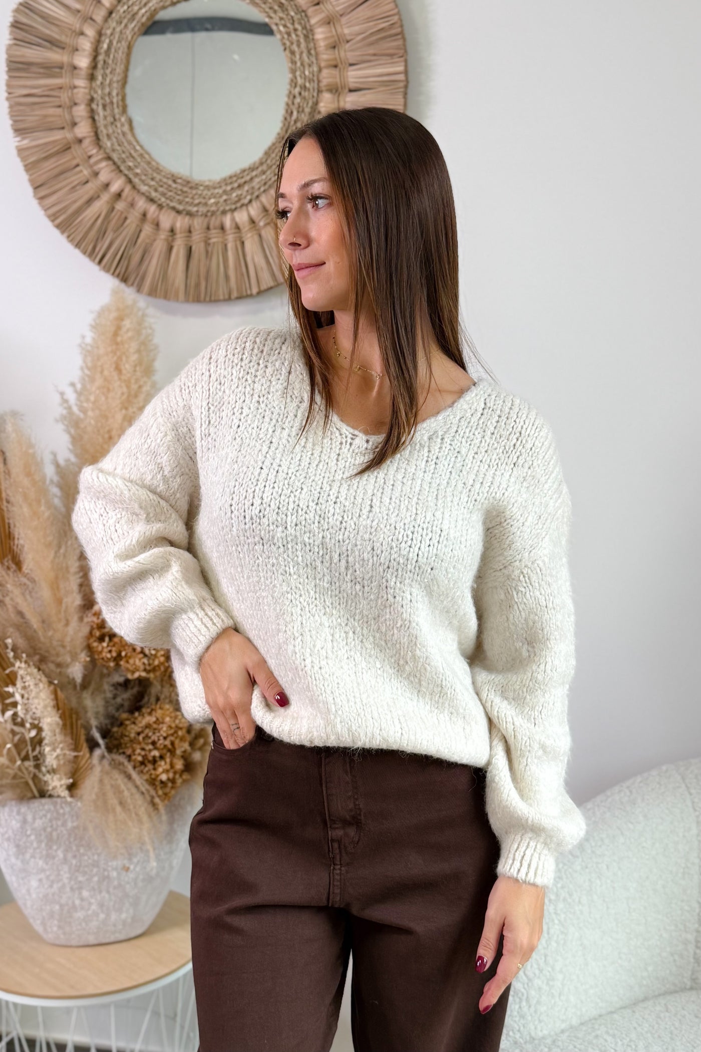 Pull Alice Ecru (15345047273797)