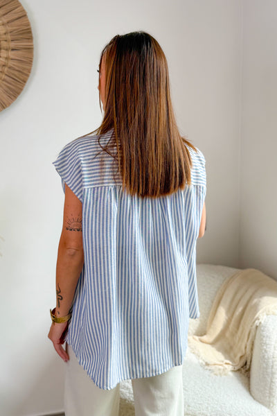 Chemise Elissia Bleu Sans Manches (15104188318021)
