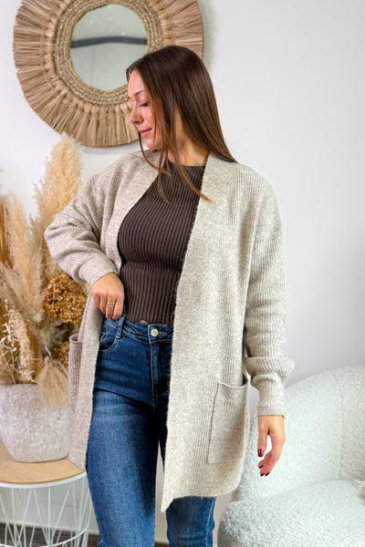 Gilet Sandrine Taupe JDY (15345011982661)