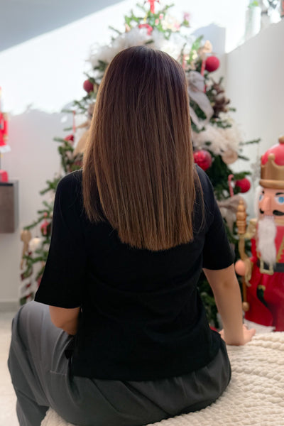 T-Shirt De Noël Coca-Cola Noir ONLY