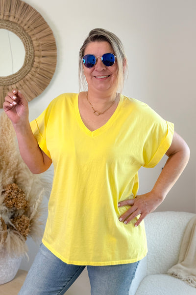 T-shirt Daniella Uni Jaune GT (42/48) (15020307743045)
