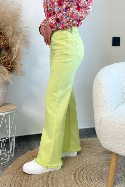 Jeans Wide Leg B017-7 Vert (15046851133765)
