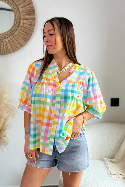 Chemise à Carreaux Samji Multi (15104173998405)