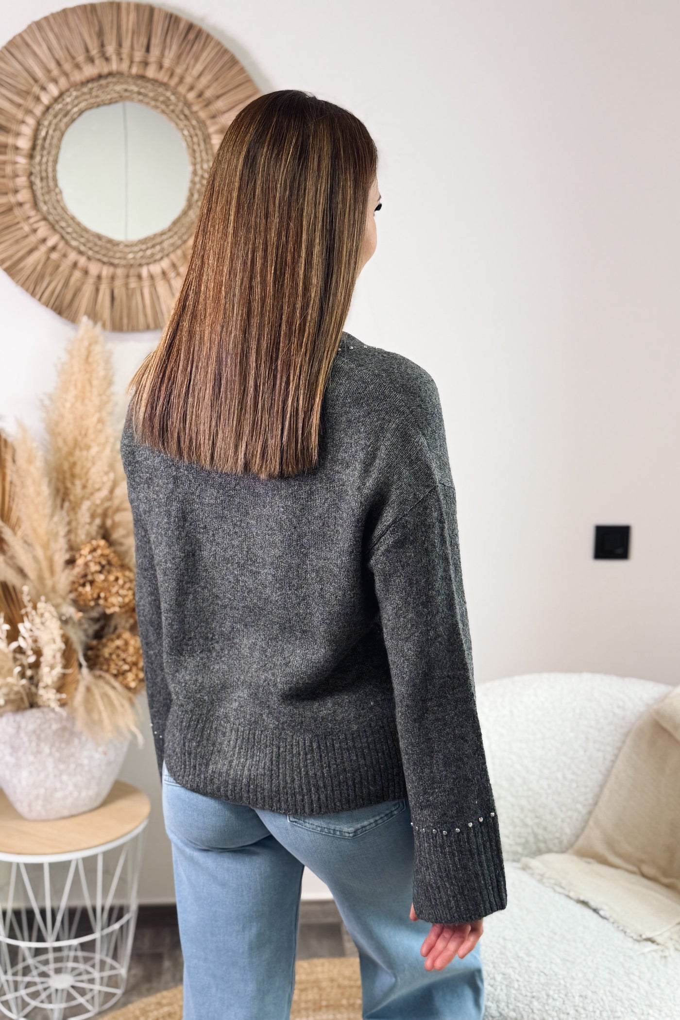 Gilet Leslie Gris Only