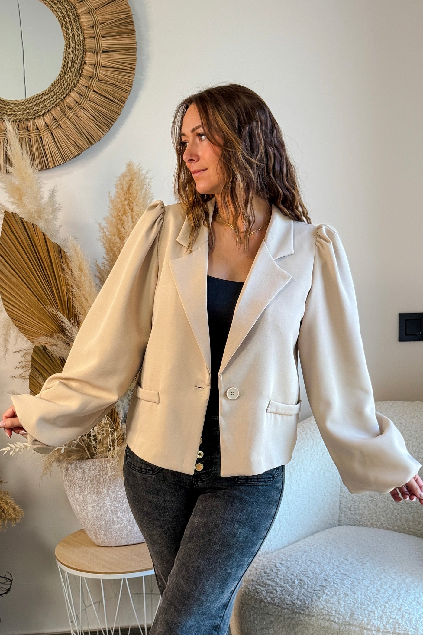 Blazer Zéline Beige (14782734729541)