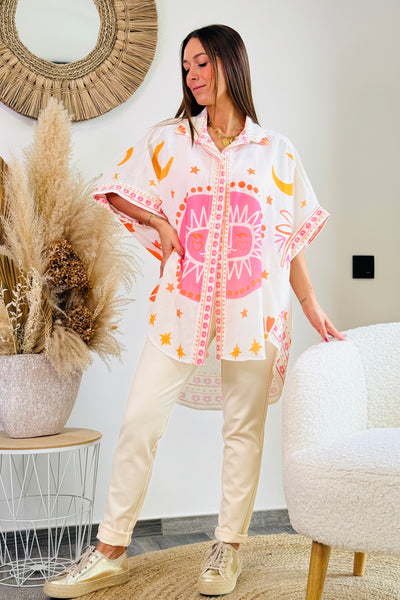 Chemise Ample Soleil Rose (15038258512197) (15038267392325)