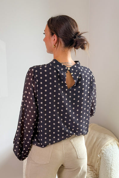 Blouse Heilie Noir (15264185123141)
