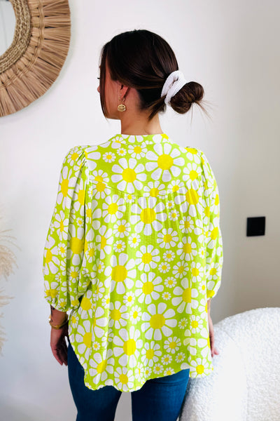 Blouse A Nouer Pâquerette Rose (15086346764613) (15086348403013)